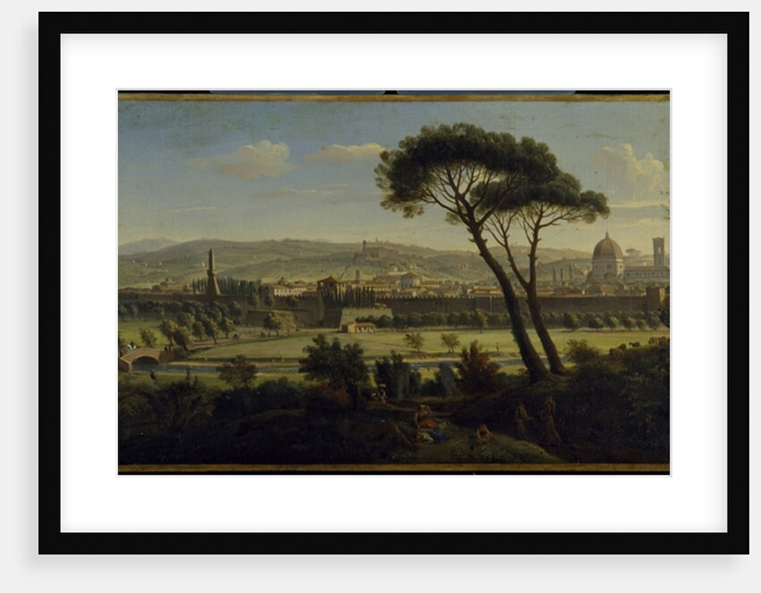 A view of Florence from the Bologna Road by Gaspar van Wittel