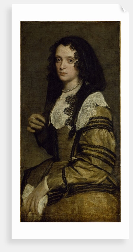 Portrait of a young lady by Diego Rodriguez de Silva y Velazquez