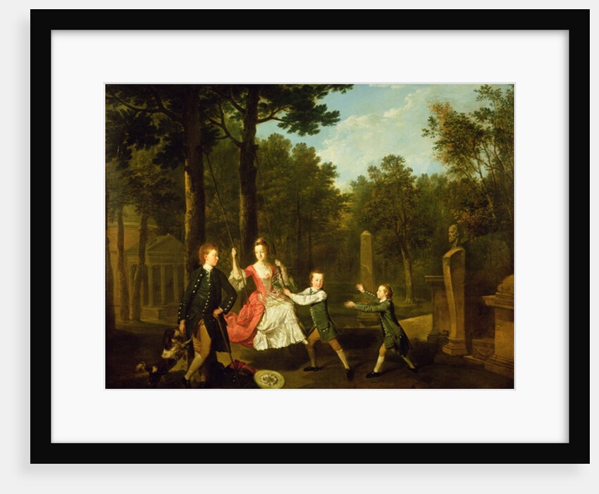 The children of the 4th Duke of Devonshire by Johann Zoffany