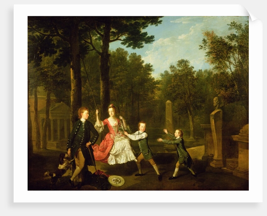 The children of the 4th Duke of Devonshire by Johann Zoffany