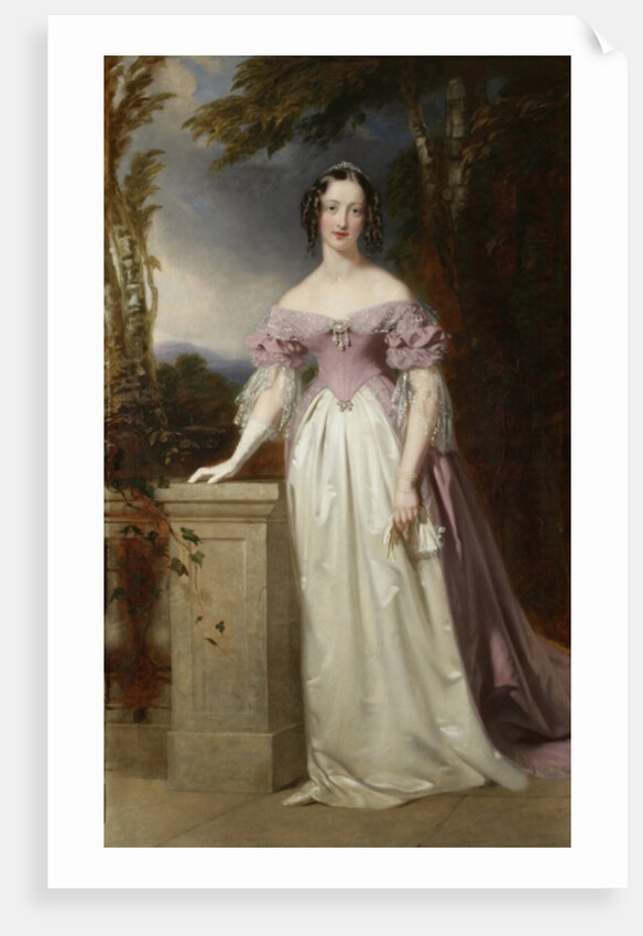 Portrait of Blanche Georgiana Howard, Countess of Burlington, 1841-42 by John Lucas