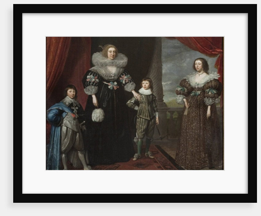 Christian Bruce, Countess of Devonshire, and her children, c. 1629 by Daniel Mytens