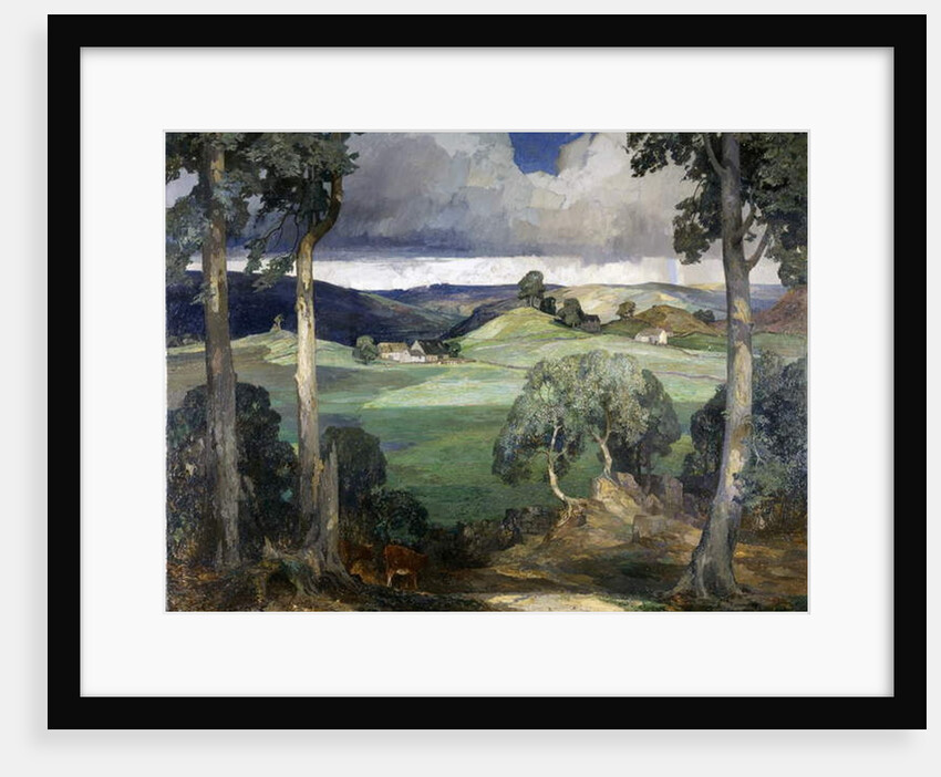 Storiths in Wharfedale on The Bolton Abbey Estate, 1929 by Rex Vicat Cole