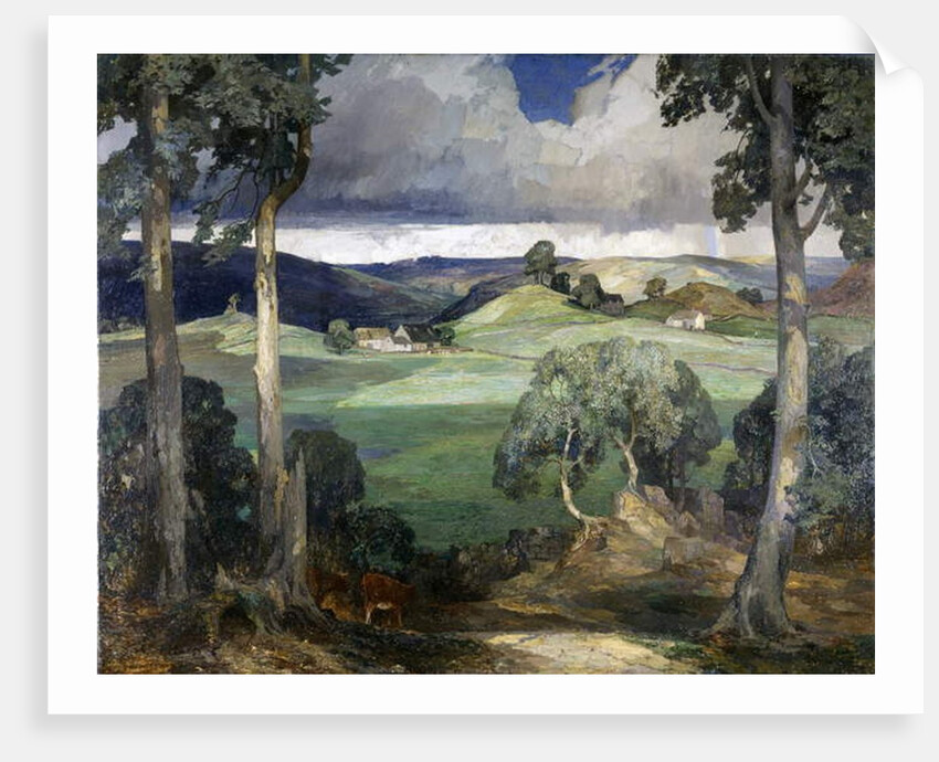 Storiths in Wharfedale on The Bolton Abbey Estate, 1929 by Rex Vicat Cole