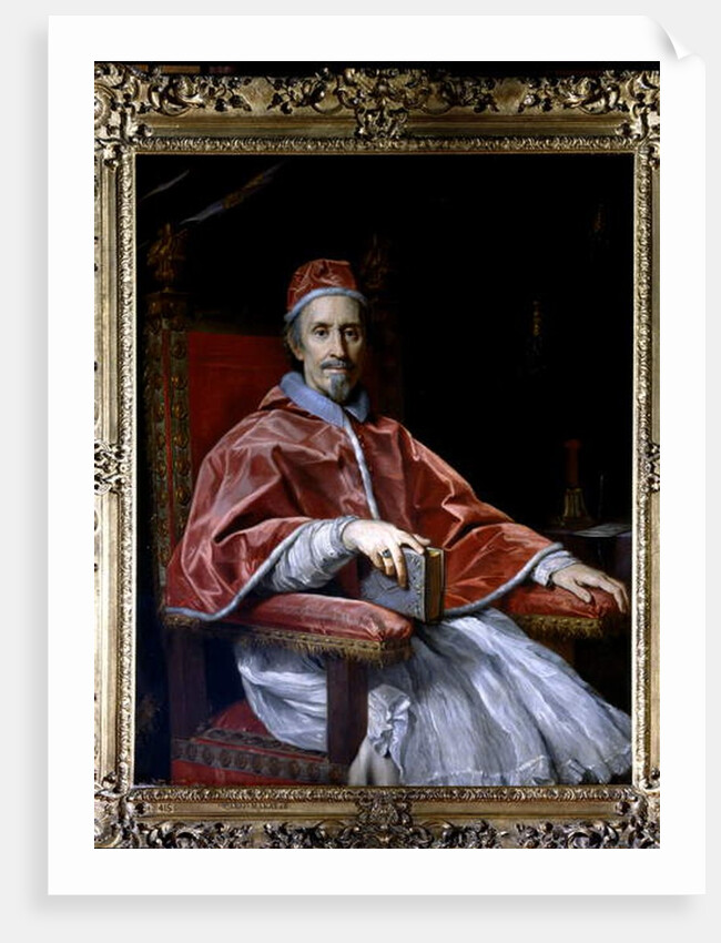 Portrait of Pope Clement IX, c.1669 by Carlo Maratta or Maratti