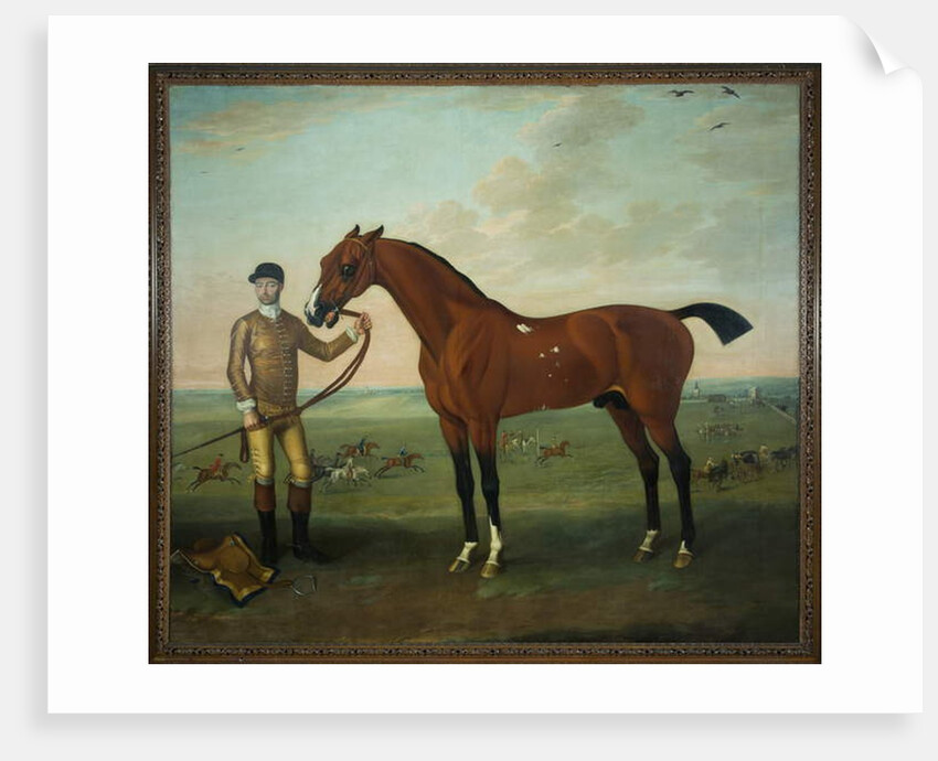 Flying Childers with a groom on Newmarket Heath, c.1722-25 by James Seymour