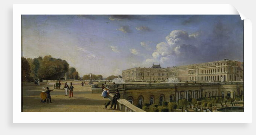 The Palace and Terrace at Versailles, c.1825-35 by William Cowen