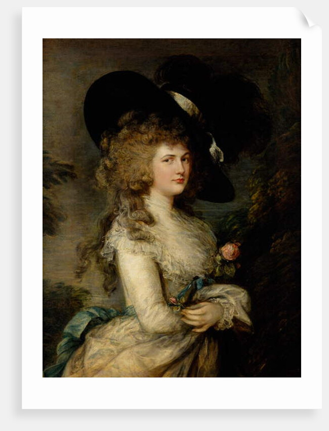 Georgiana, Duchess of Devonshire, c.1785-87 by Thomas Gainsborough