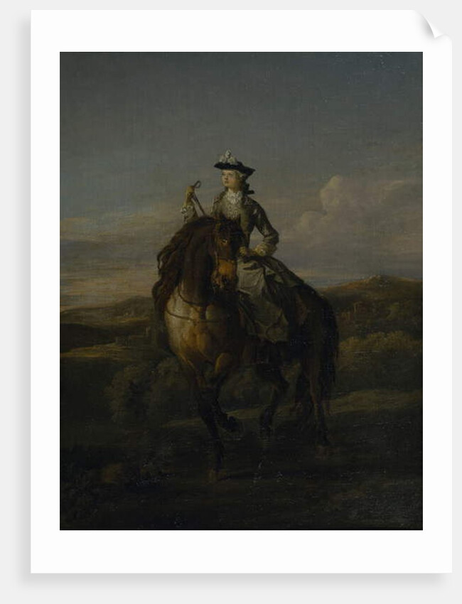 Equestrian portrait of Charlotte Boyle, Marchioness of Hartington, 1747 by William Kent