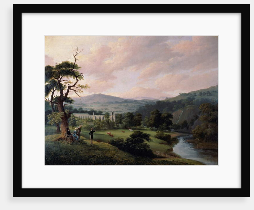 Bolton Abbey from the River Wharfe by William (1789-1862) Turner