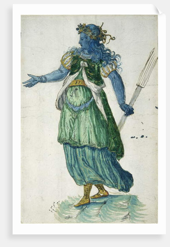 Torchbearer of Oceania, 1605 by Inigo Jones