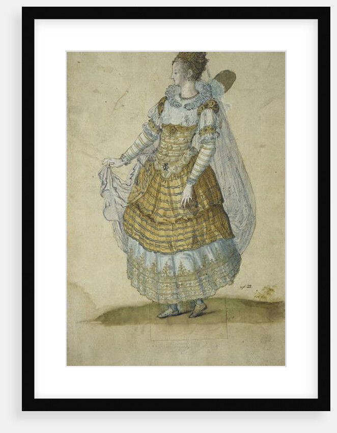 Winged masquer by Inigo Jones