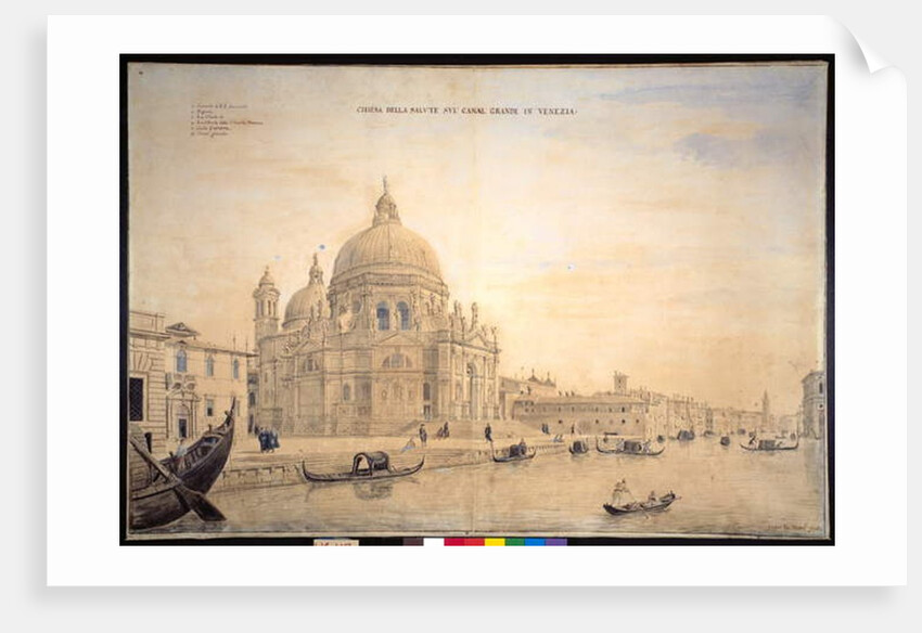Chiesa della Salute, Grand Canal, Venice by Gaspar van Wittel