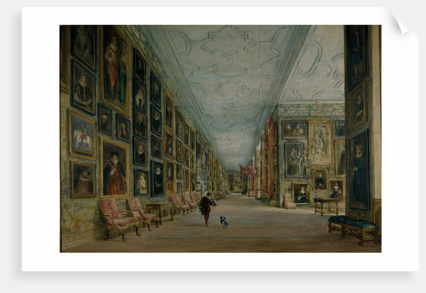 The Long Gallery, Hardwick by David Cox