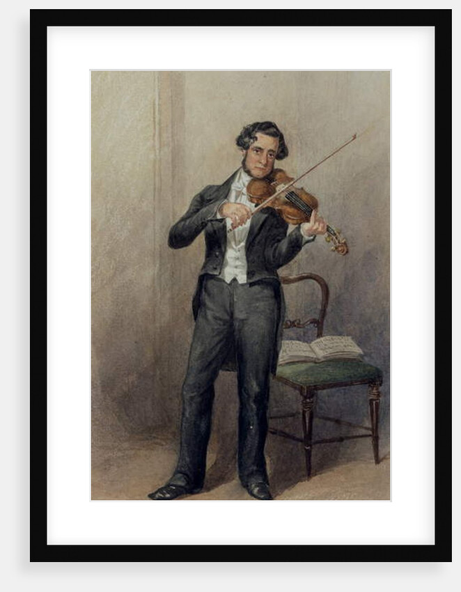 Member of the 6th Duke of Devonshire's orchestra by William Henry Hunt