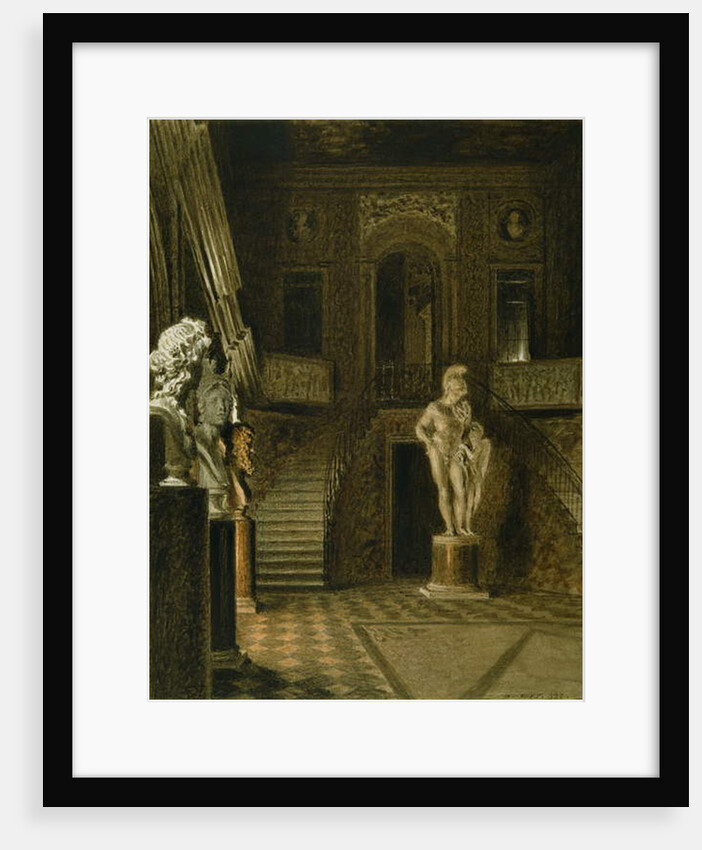 The Painted Hall at Chatsworth, 1827 by William Henry Hunt