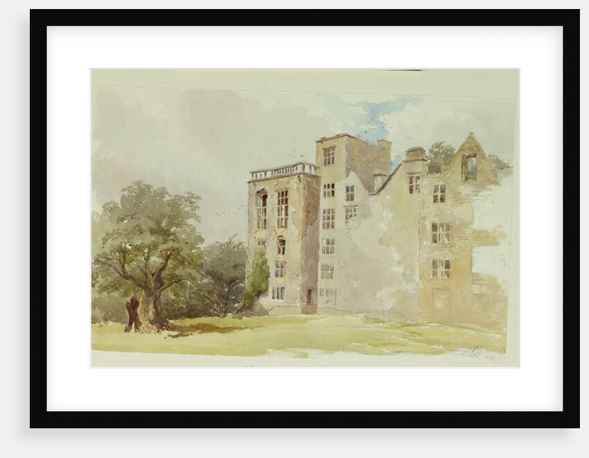 Hardwick Old Hall by William Henry Hunt