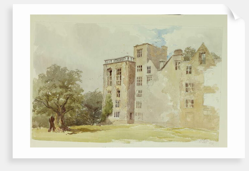 Hardwick Old Hall by William Henry Hunt