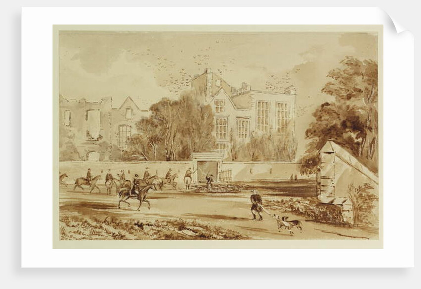 Hardwick Old Hall by William Henry Hunt