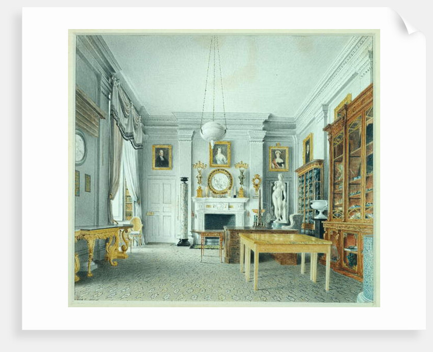 The Morning Room, Chatsworth, 1822 by William Henry Hunt