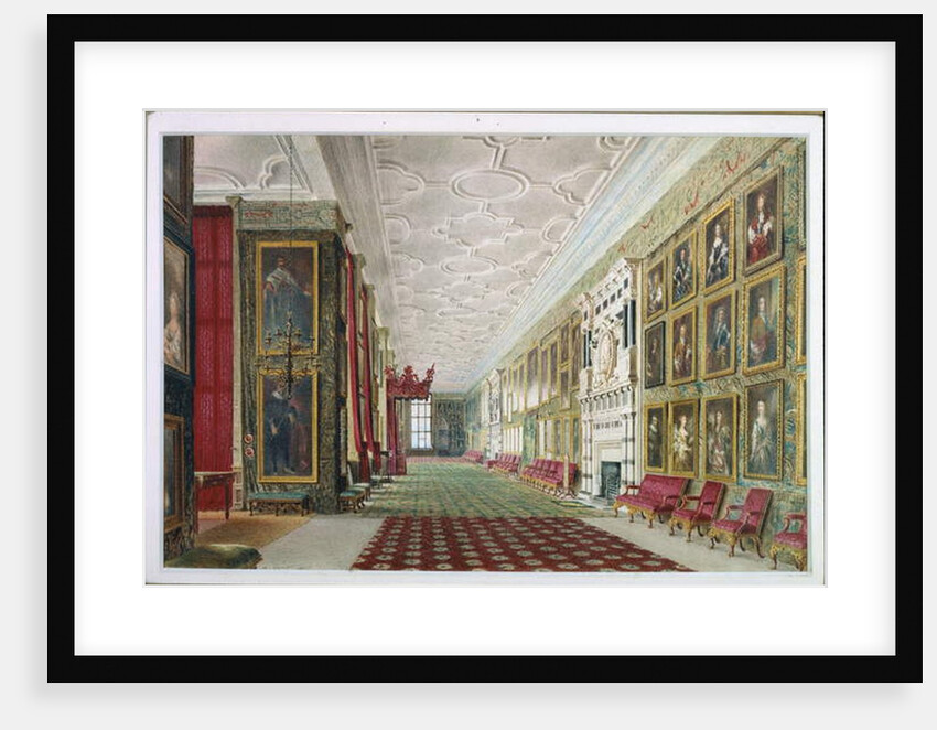 The Long Gallery, Hardwick, 1828 by William Henry Hunt