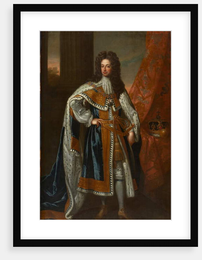 State portrait of King William III by Godfrey (studio of) Kneller