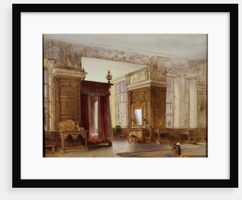 The Presence Chamber at Hardwick, 1858 by William Henry Lake Price