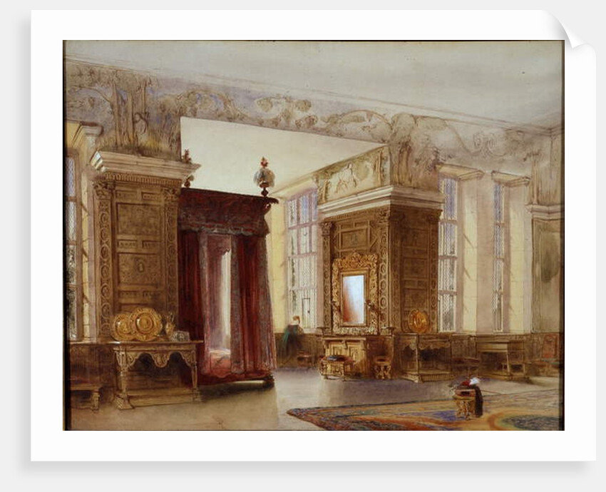 The Presence Chamber at Hardwick, 1858 by William Henry Lake Price