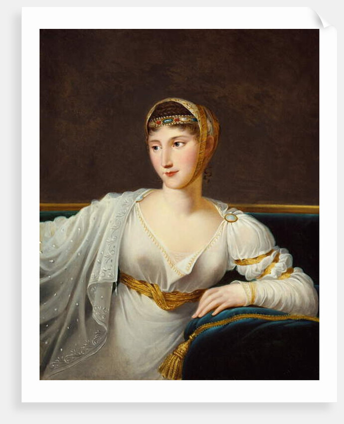 Portrait of Princess Pauline Borghese, wife of General Leclerc by Robert Lefevre