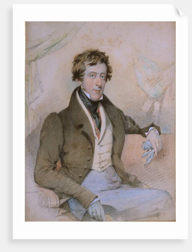 Portrait of William Spencer, 6th Duke of Devonshire, 1828 by Octavius Oakley