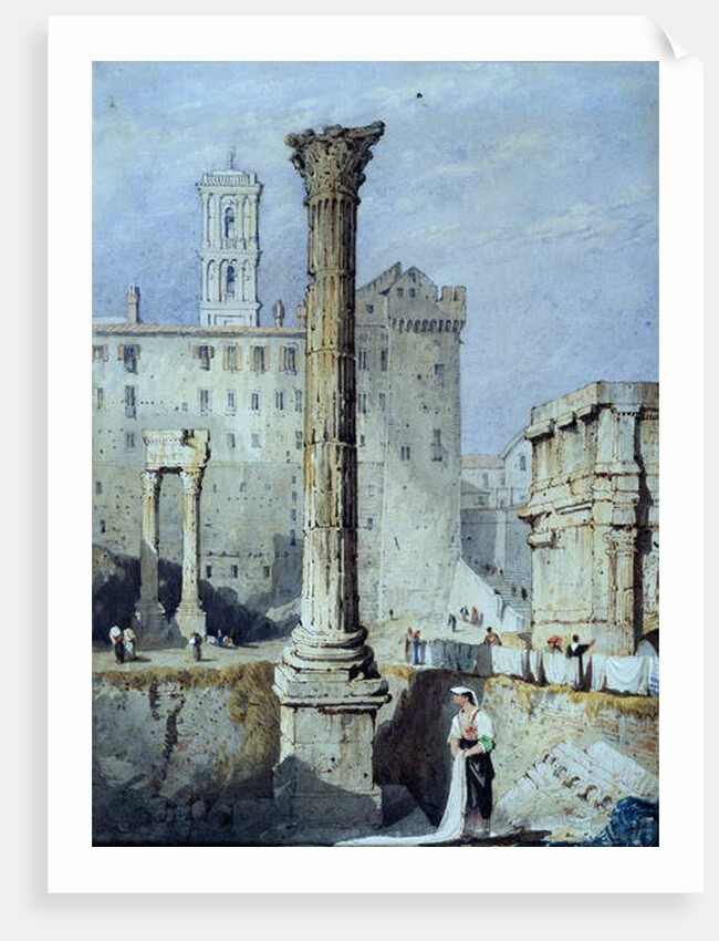 The Column of Phocas by Samuel Prout