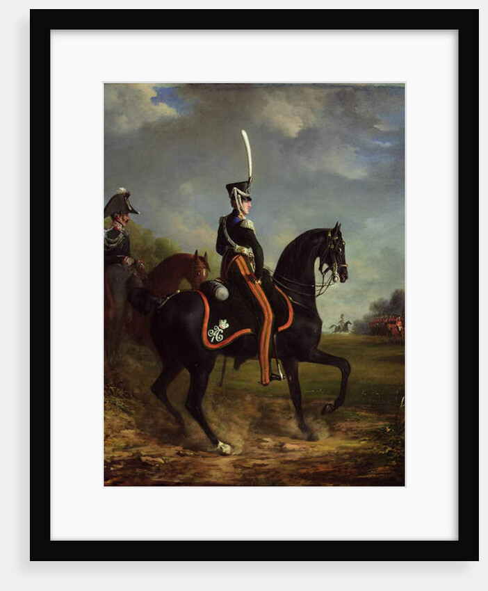 Tsar Nicholas I of Russia, when Grand Duke, riding in Hyde Park by Alexander Ivanovich Sauerweid