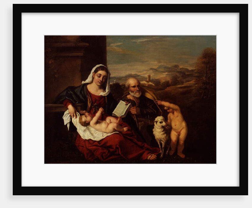 The Holy Family with the Infant St John the Baptist by Titian