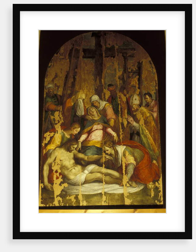 The deposition, Luca Signorelli, Volterra picture gallery, Tuscany, Italy by Anonymous