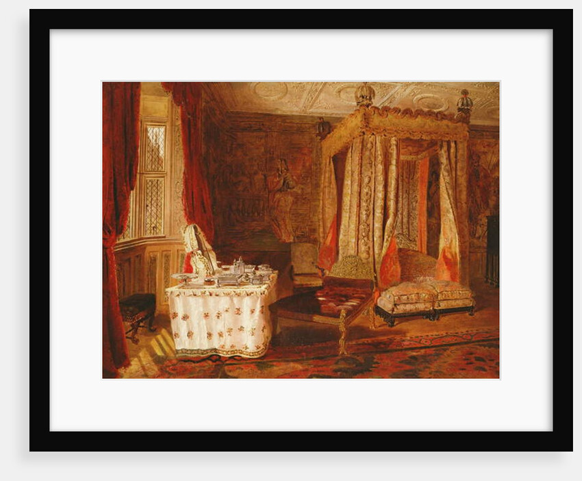Interior of a Bedroom at Knole, Kent by W.S.P. Henderson