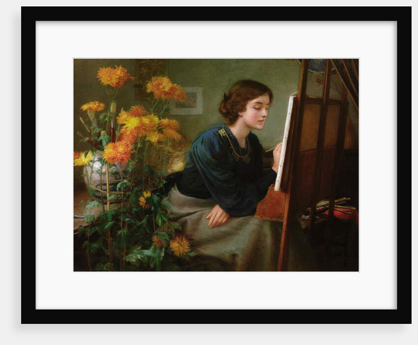 At the Easel by James N. Lee