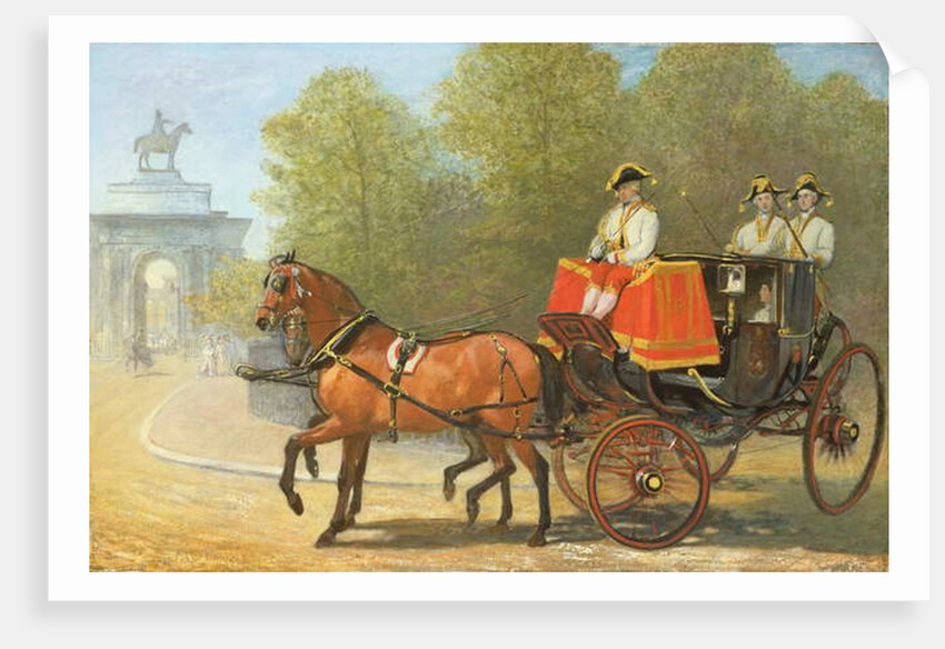 Returning from Her Majesty's Drawing Room, Hyde Park Corner, 1853 by Alfred Corbould