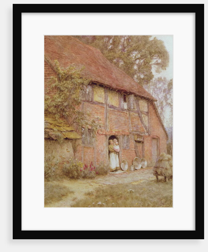 The Cottage with Beehives by Helen Allingham