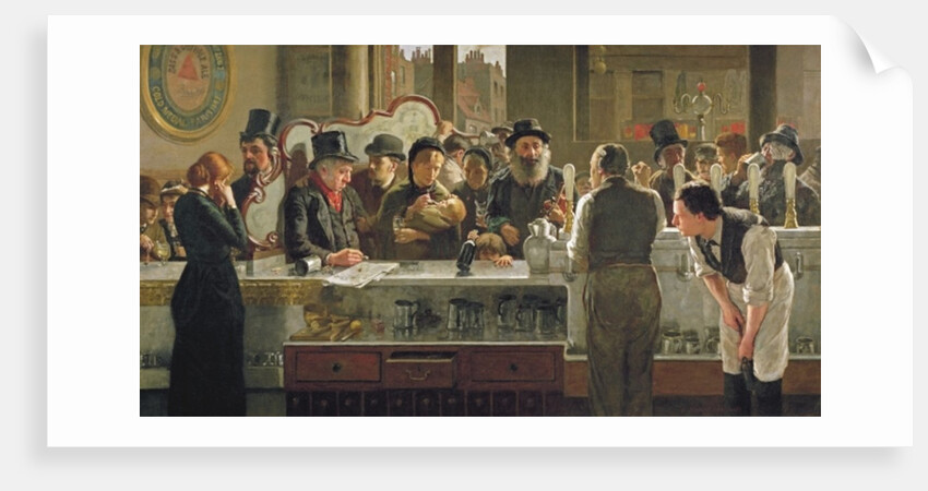 The Public Bar, 1883 by John Henry Henshall