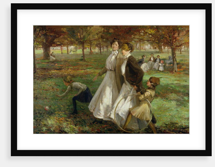 Autumn in Kensington Gardens by James Wallace