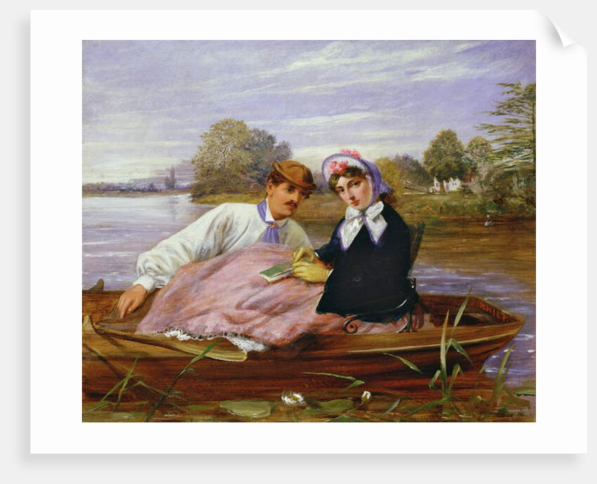 The Rowing Match by H. Hilt