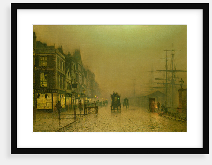 Liverpool Docks by John Atkinson Grimshaw