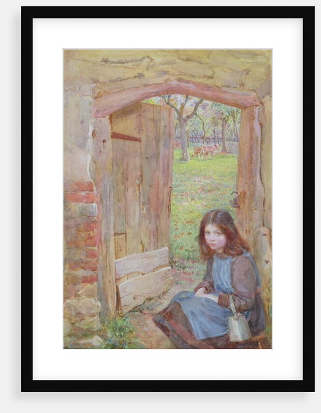 At the Orchard Gate, 1903 by Edward Clegg Wilkinson