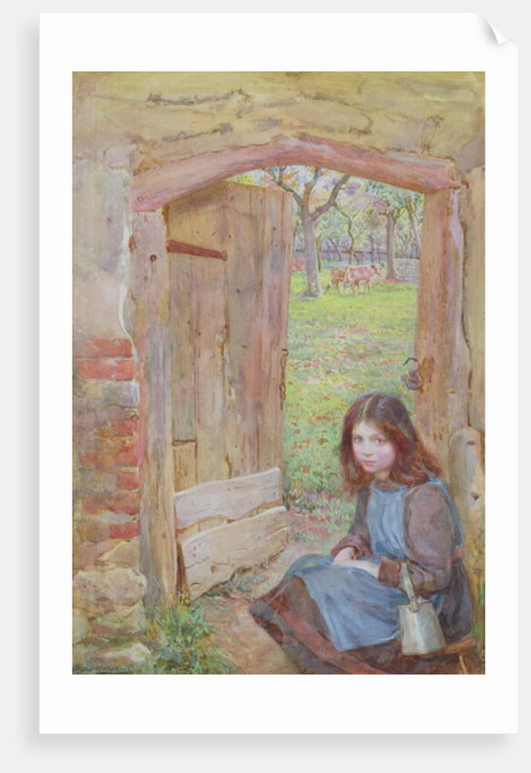 At the Orchard Gate, 1903 by Edward Clegg Wilkinson
