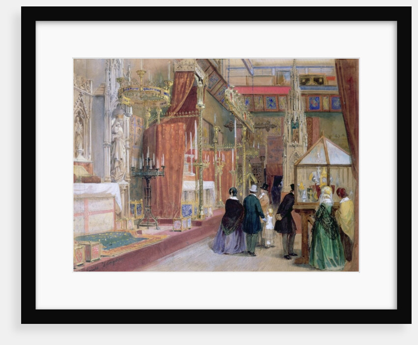 The Medieval Court of the Great Exhibition of 1851 by Louis Haghe