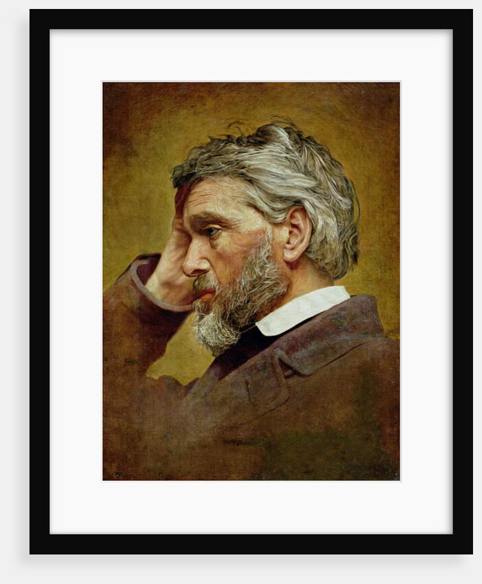 Portrait of Thomas Carlyle 1866 by T. Henderson