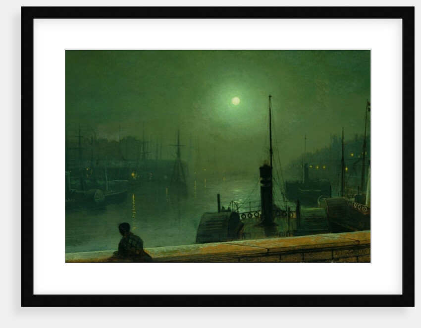 On the Clyde, Glasgow, 1879 by John Atkinson Grimshaw
