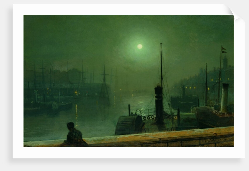 On the Clyde, Glasgow, 1879 by John Atkinson Grimshaw