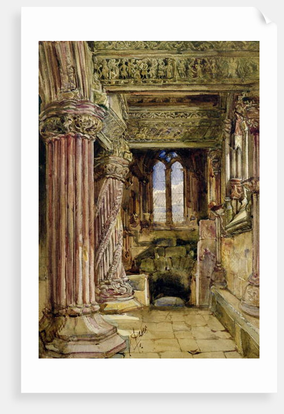 Rosslyn Chapel, Scotland by Alexander Jnr. Fraser