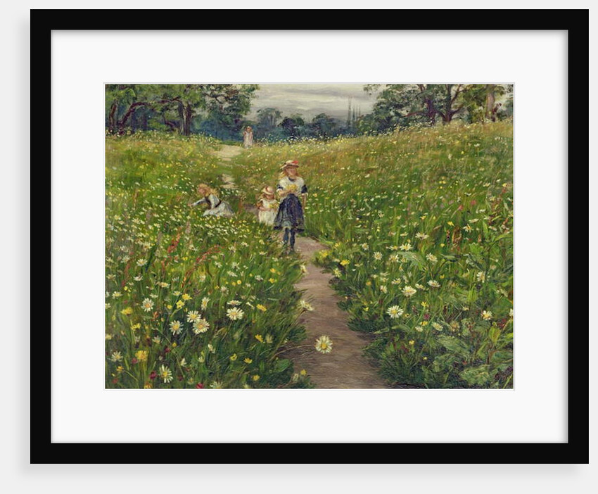 Gathering Wild Flowers by Philip Richard Morris